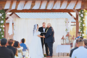 Wedding ceremony at a Willcox wedding venue in Arizona