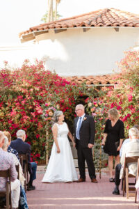 Outdoor ceremony during an Urban Grove wedding