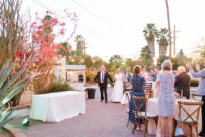 Reception celebration at an Urban Grove wedding